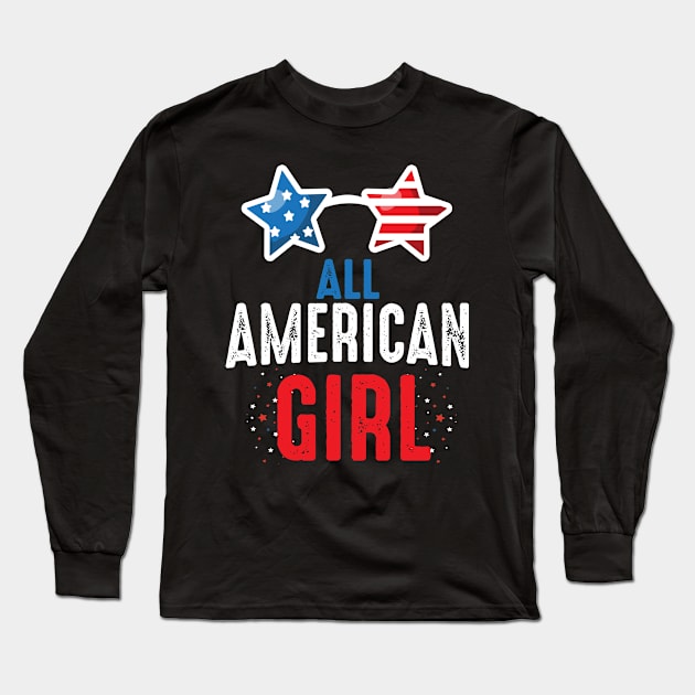 All American Girl Long Sleeve T-Shirt by Rebrand